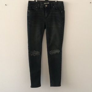 Free People Distressed Skinny Jeans